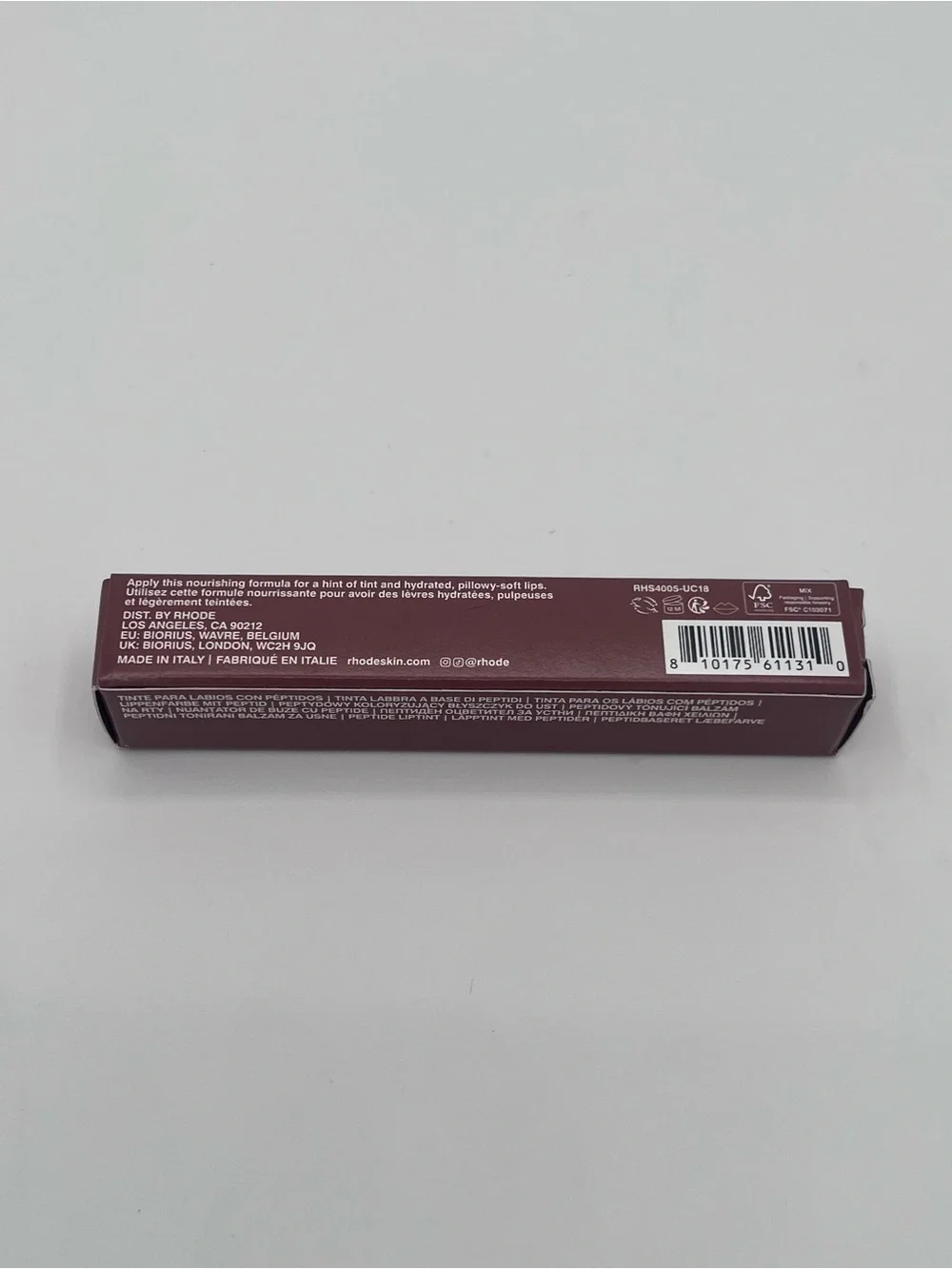 rhode Macadamia Butter Peptide Lip Tint Limited Edition shade New In Box